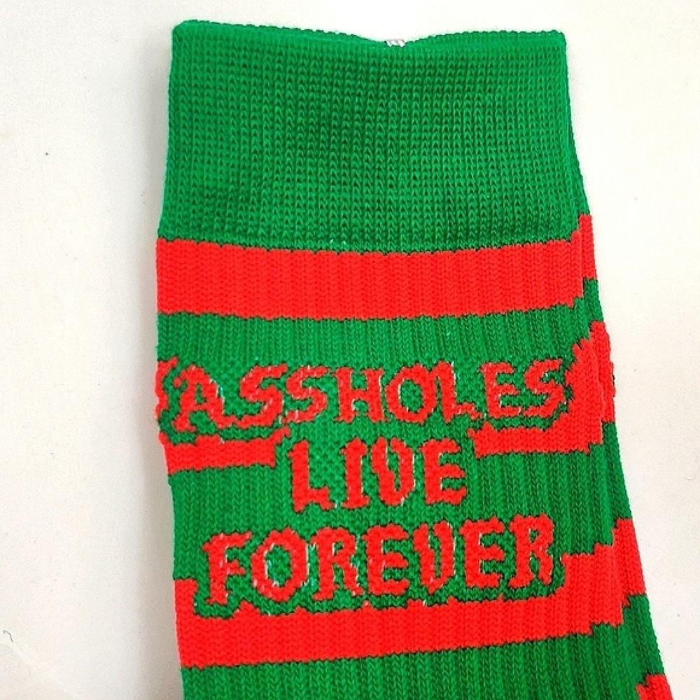 ALF Green Red Men's Socks Business Socks Novelty Unisex